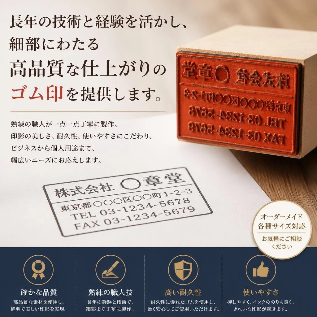 高品質な仕上がりをお約束