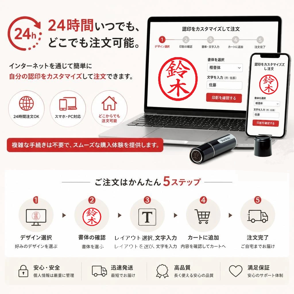 ネットで簡単注文