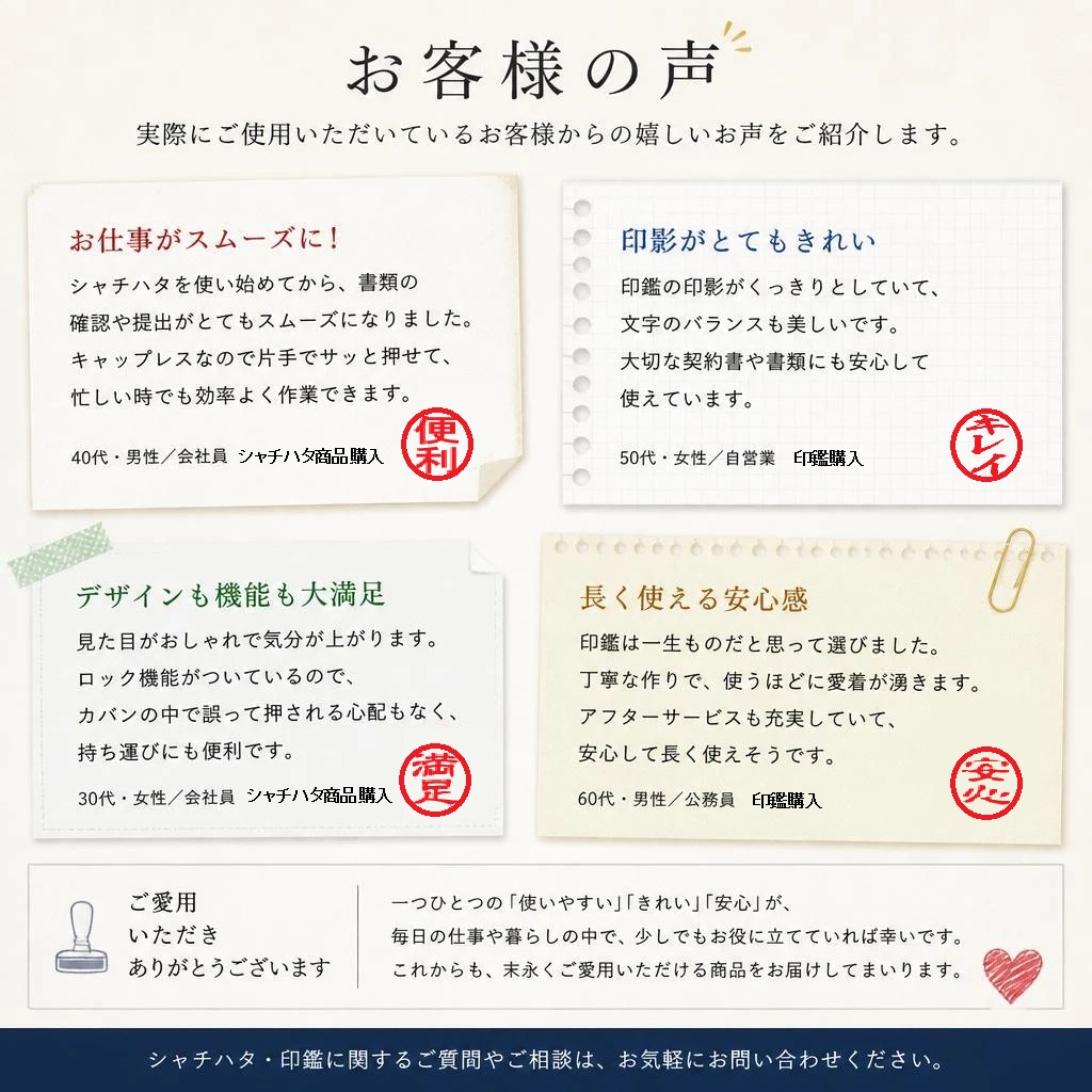 お客様の声